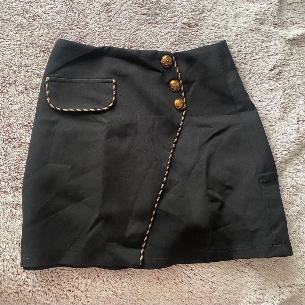 J.ING mini skort with shorts black